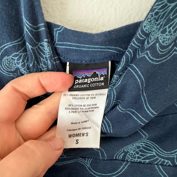 Patagonia Iliana Halter Sun Dress Blue Small - Picture 2 of 6